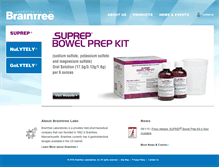 Tablet Screenshot of braintreelabs.com